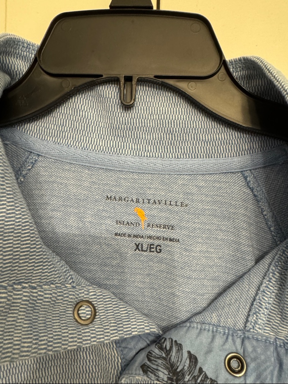 Margaritaville Light Blue Men's Shirt